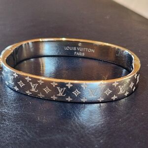 Louis Vuitton Silver Monogram Bracelet